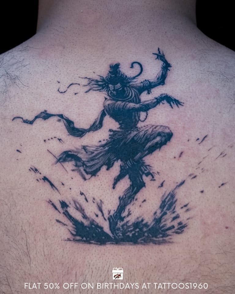 shiva back of neck