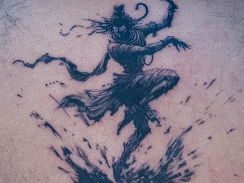 shiva back of neck